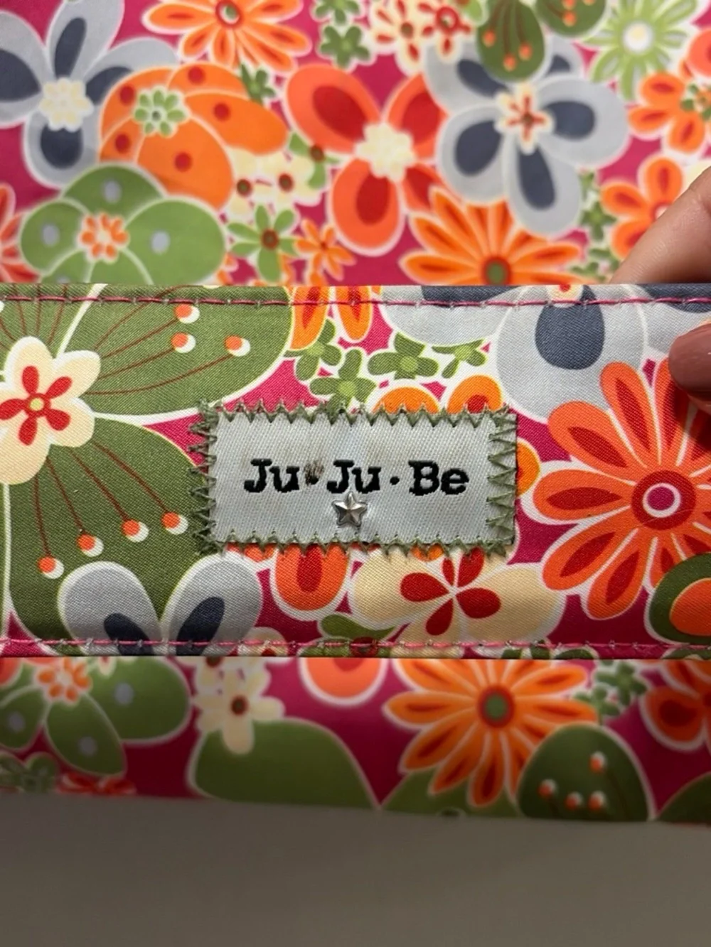 Ju-Ju-Be Floral Be Prepared Diaper or Duffle Bag in Perky Perennials
